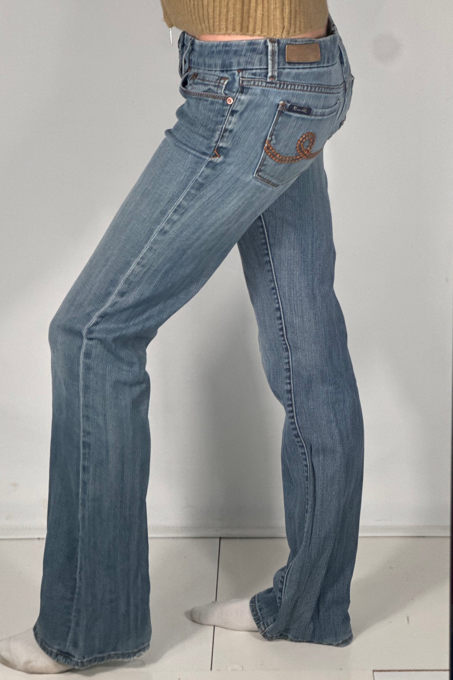 Lågmidjade jeans stl: S