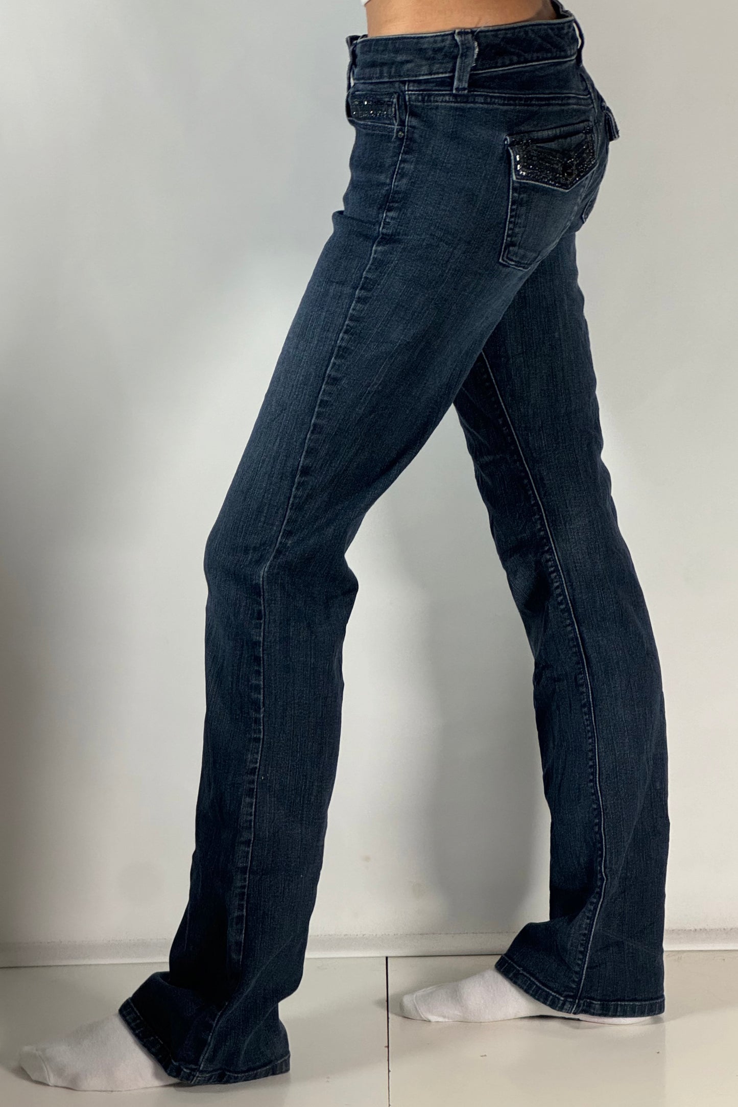 Lågmidjade jeans stl: S