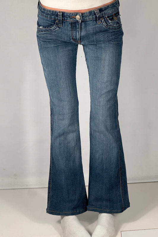 Lavtaljede jeans str: S