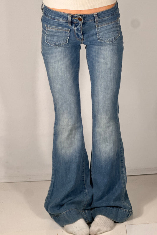 Lågmidjade jeans stl: XS
