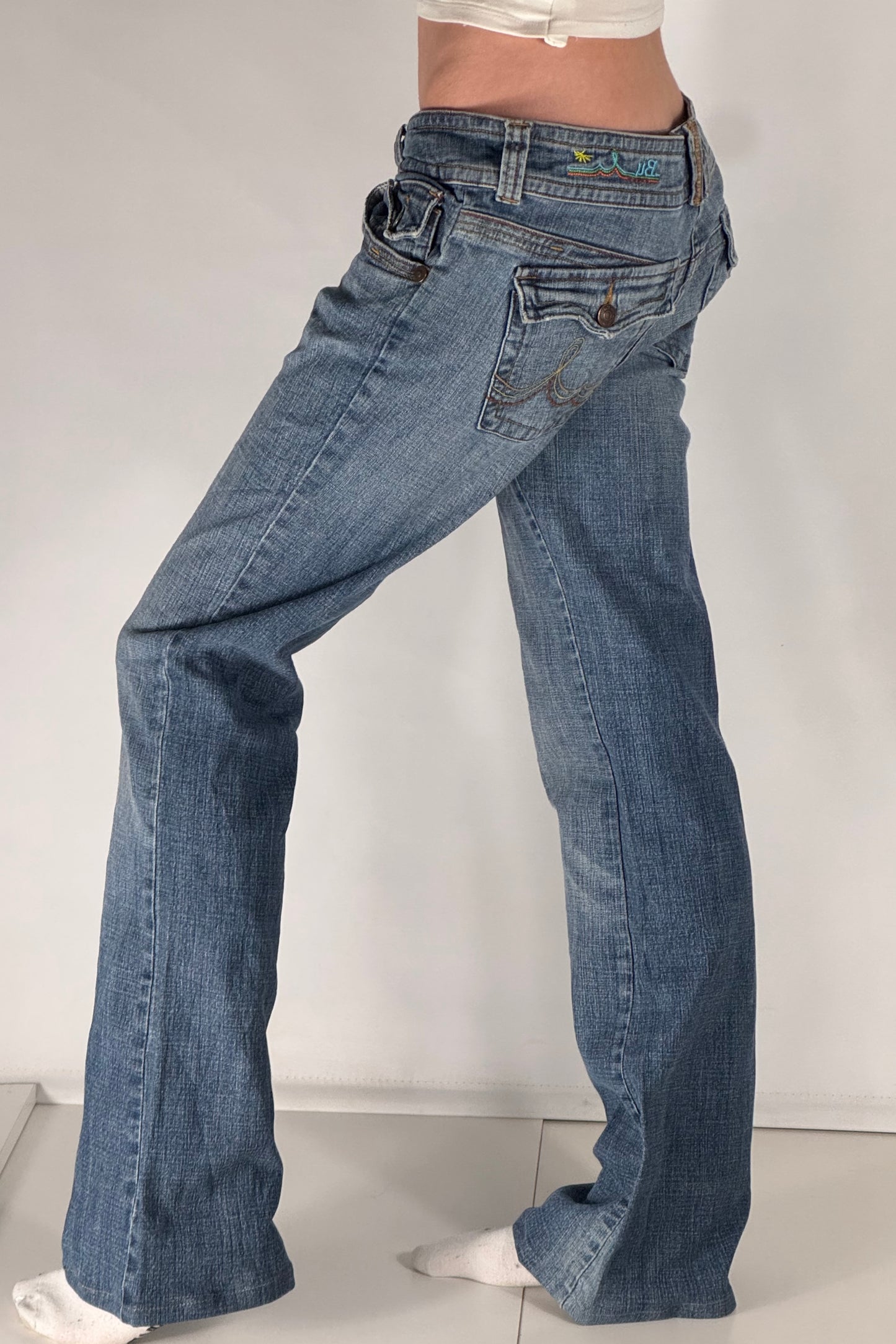 Lågmidjade jeans stl: M