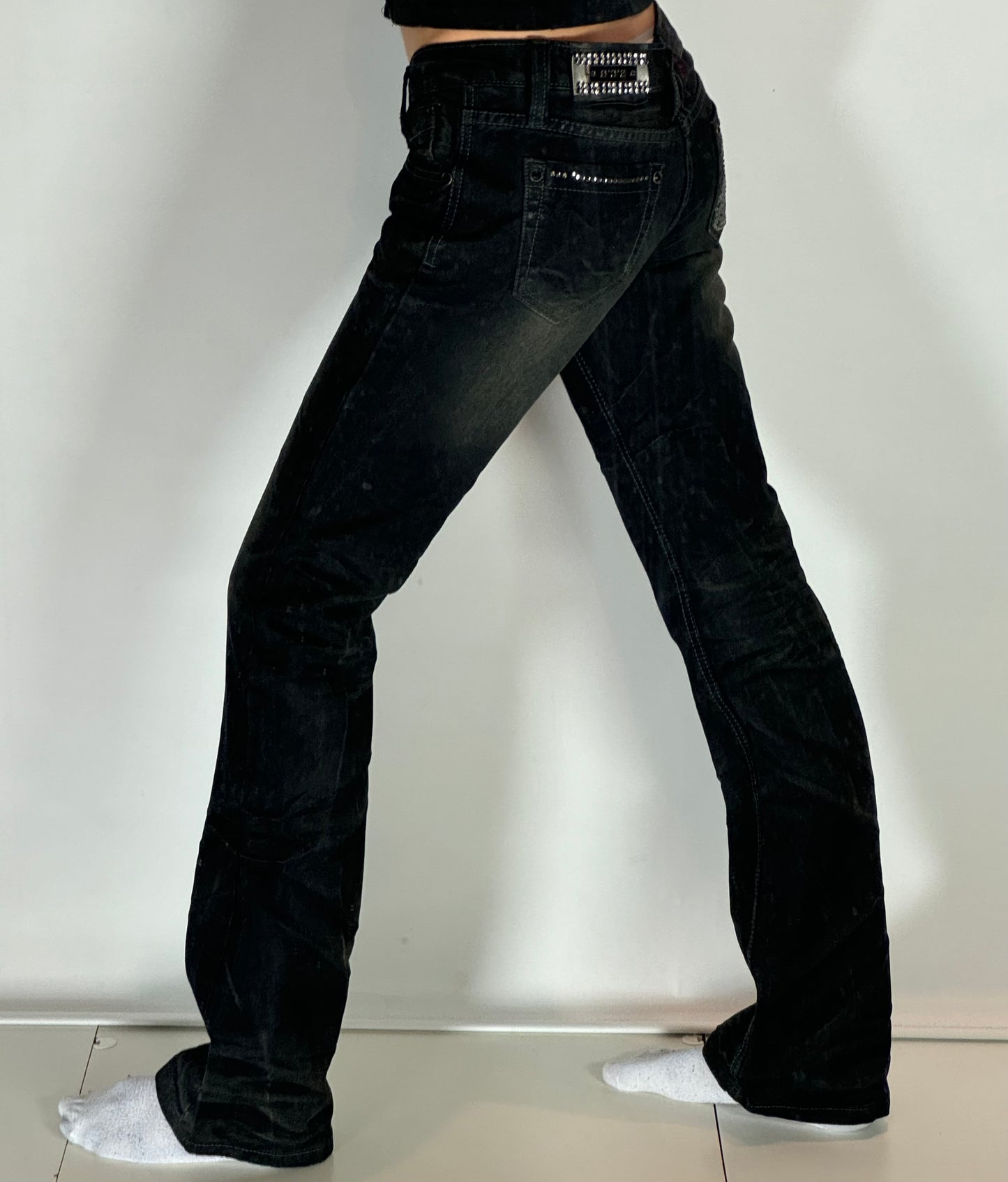 Lågmidjade jeans stl: S