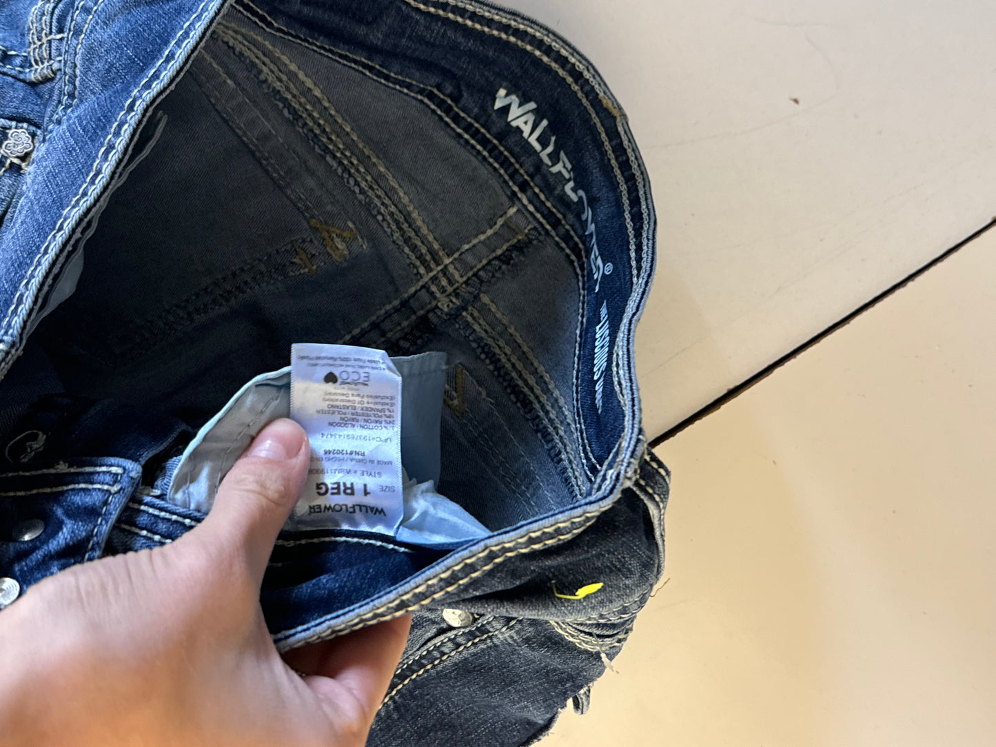 Lågmidjade jeans stl: XXS