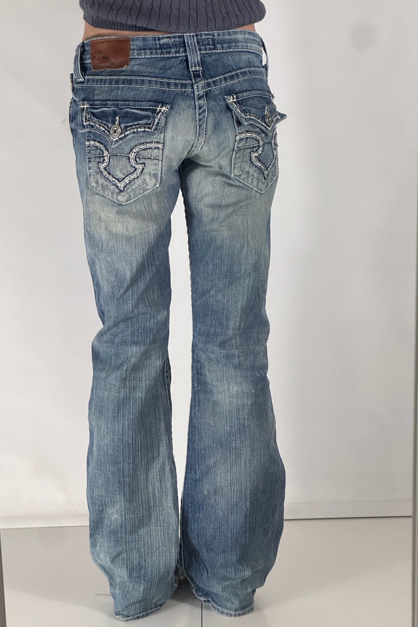 Lågmidjade jeans stl: S