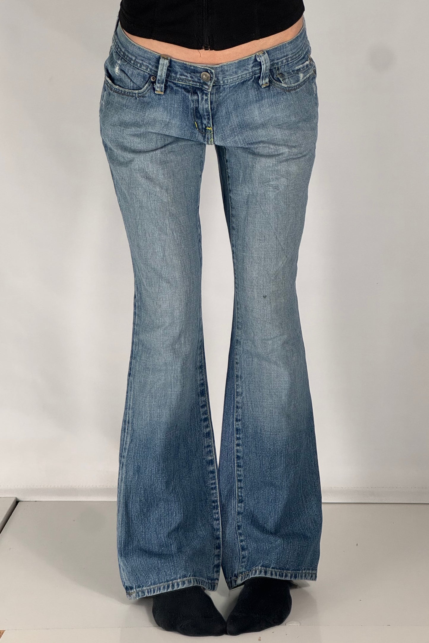 Lågmidjade jeans stl: S/M