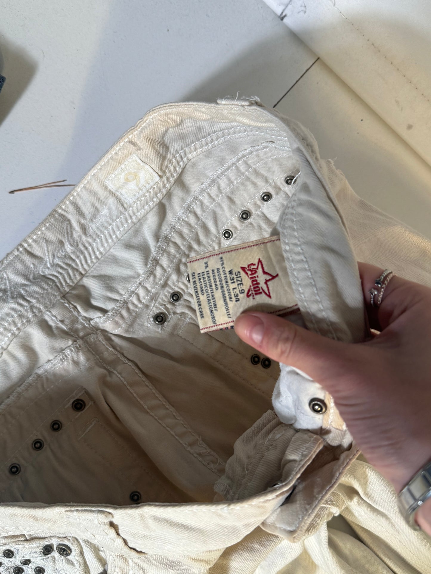 Lågmidjade jeans stl: L