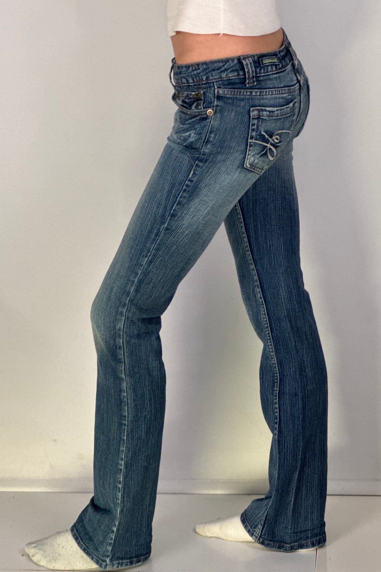 Lavlivede jeans str: XXS