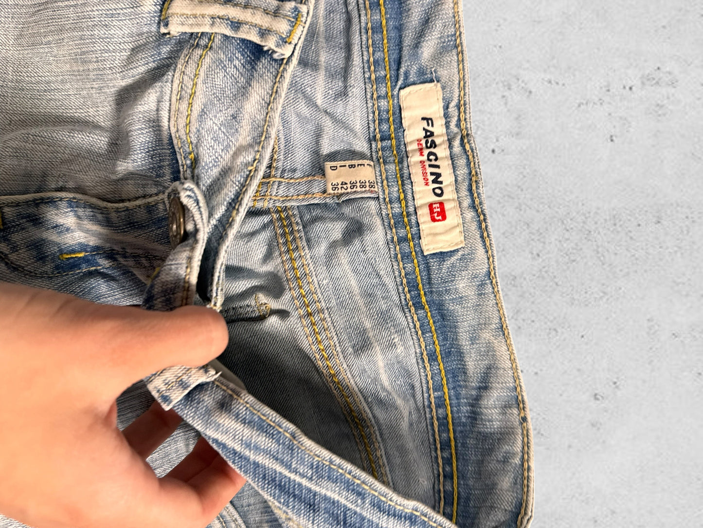 Lågmidjade jeans stl: XS