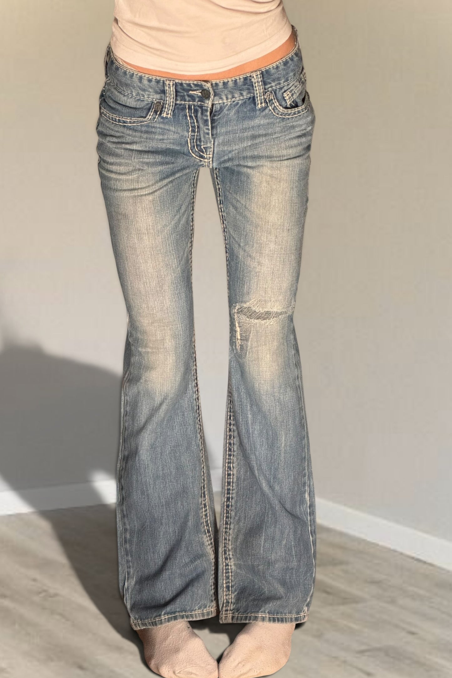 Lågmidjade jeans stl: XS
