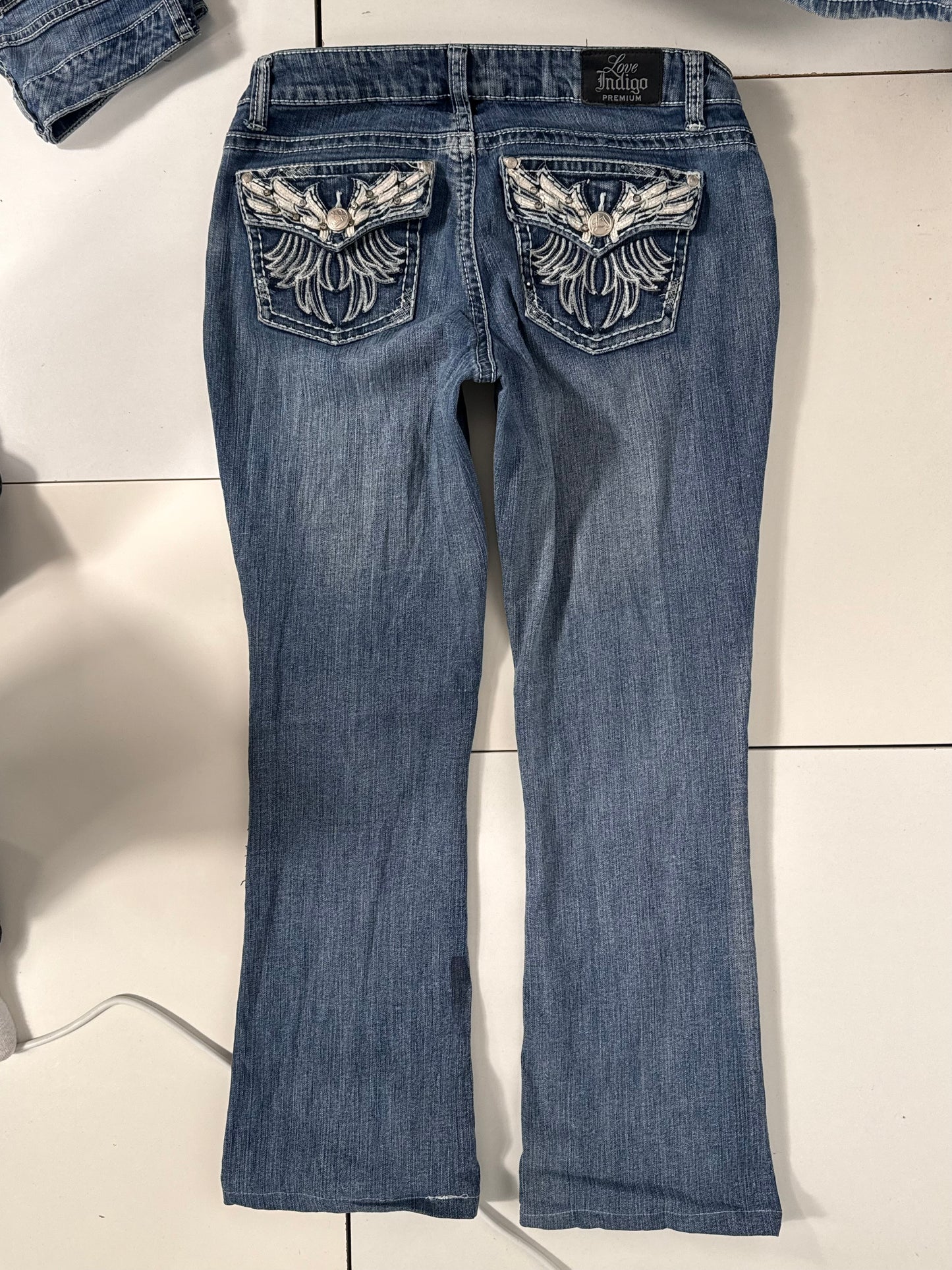 Lavtaljede jeans str: S