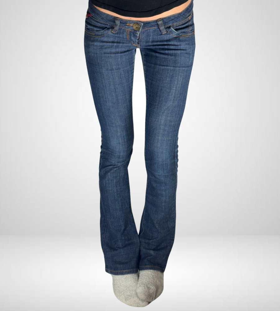 Lågmidjade jeans–stl: XXS