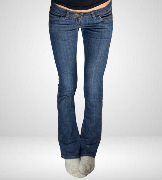 Lågmidjade jeans–stl: XXS