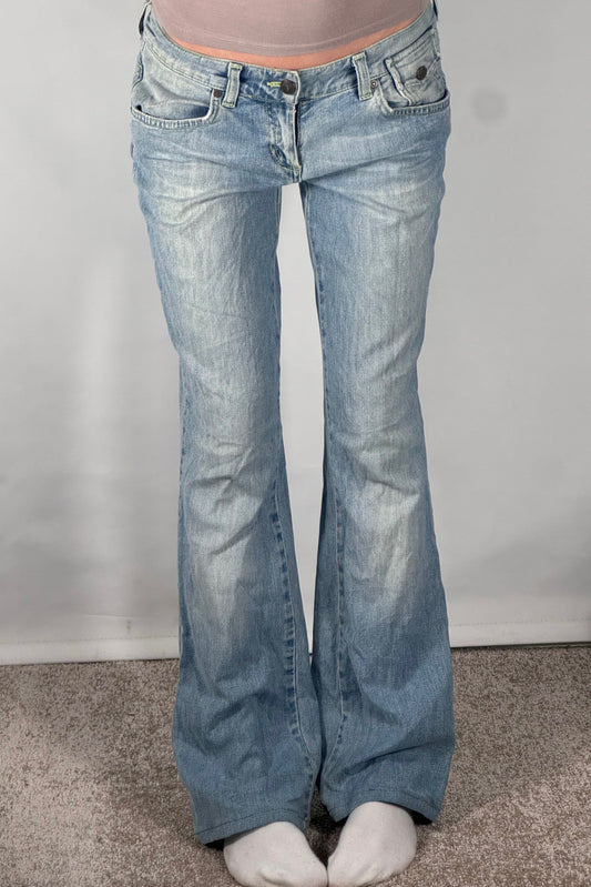 Lavtaljede jeans str: S