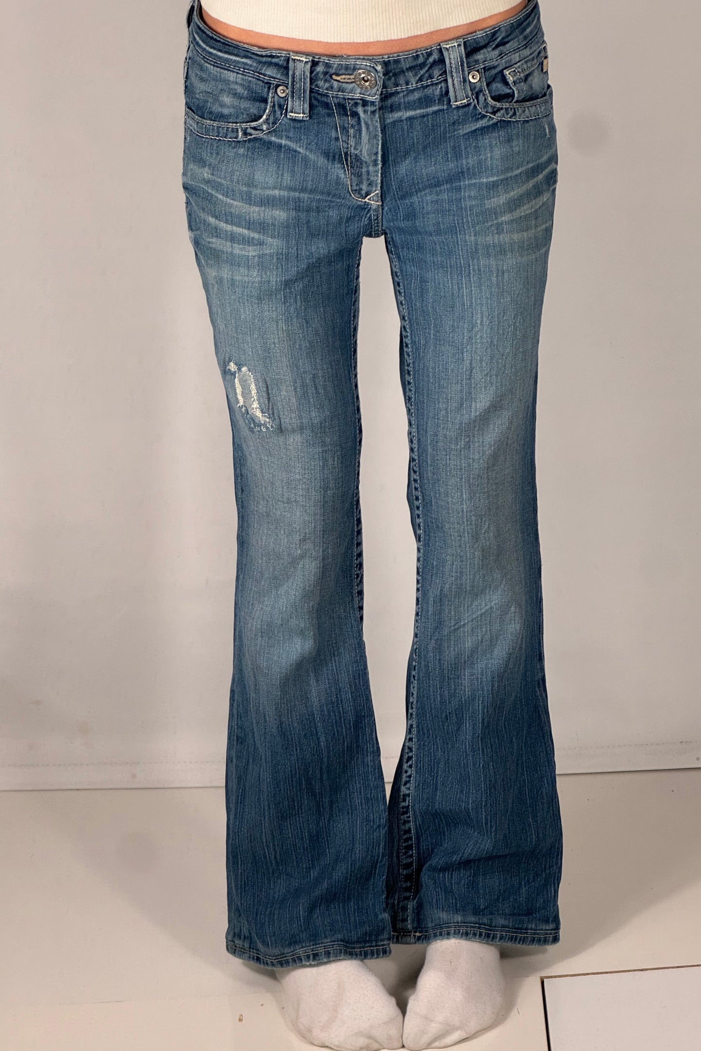 Lågmidjade jeans stl: S/M