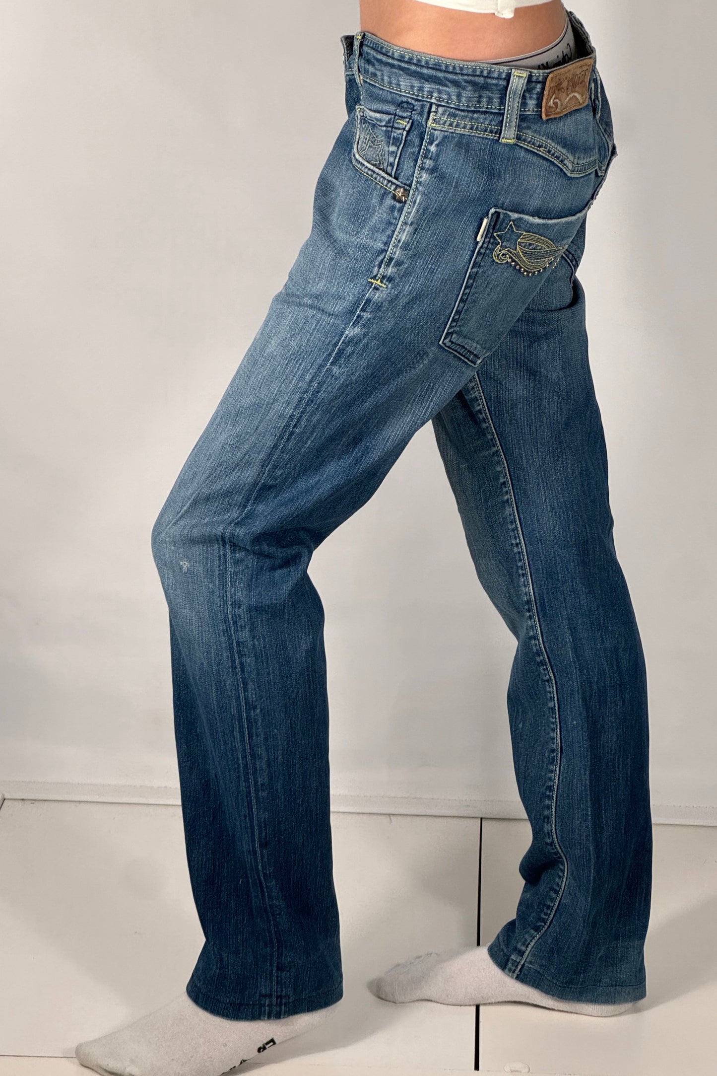 Lågmidjade jeans stl: S