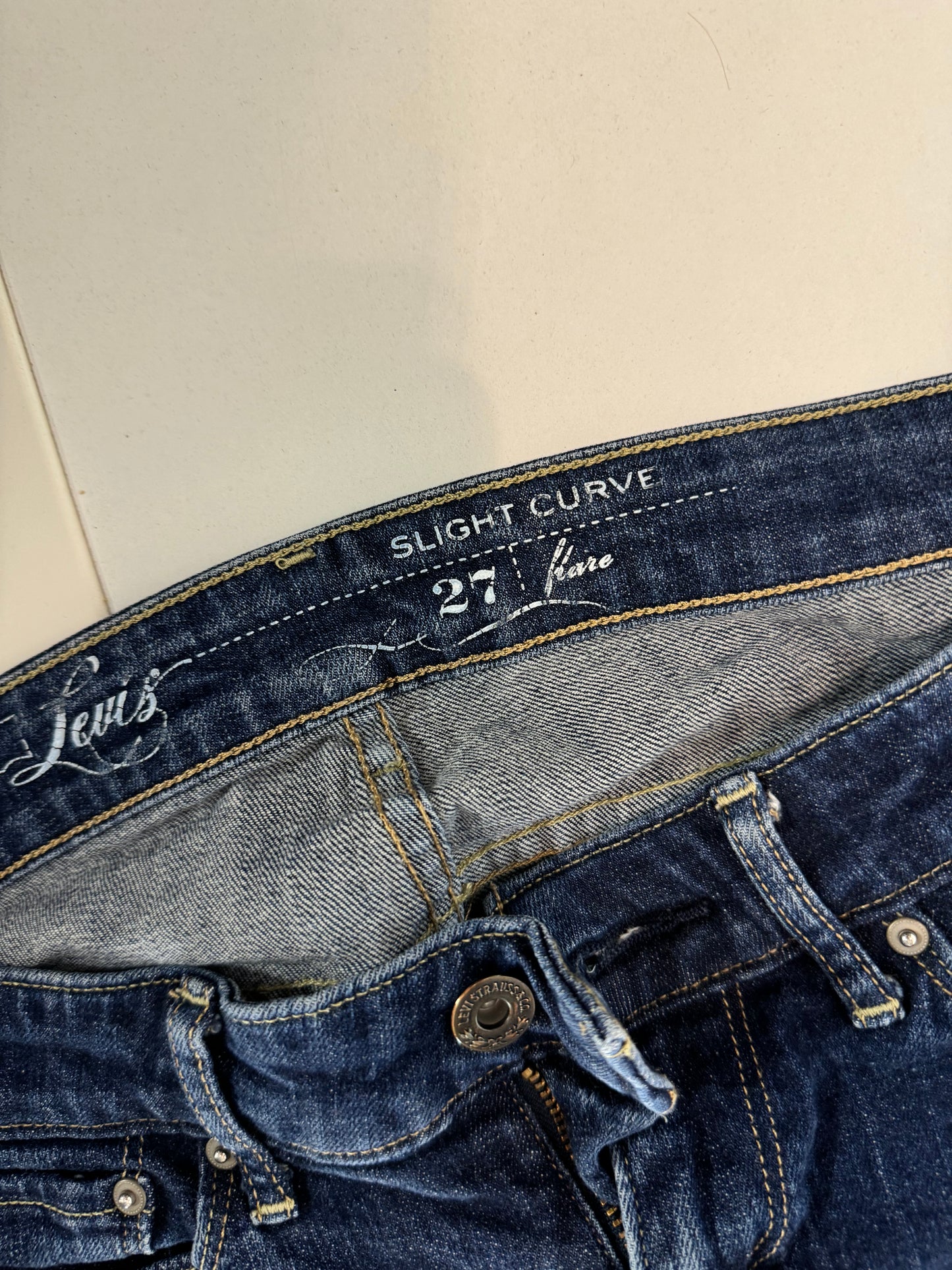 Lågmidjade jeans stl: S