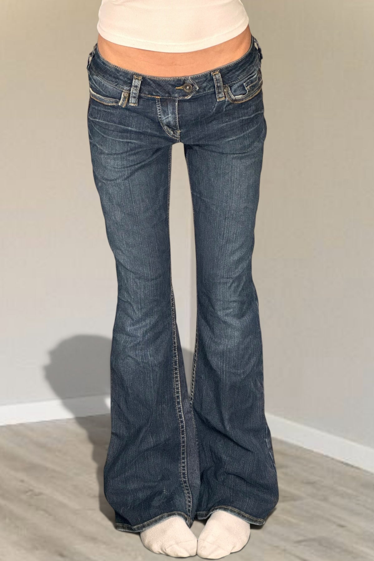 Lågmidjade jeans stl: M