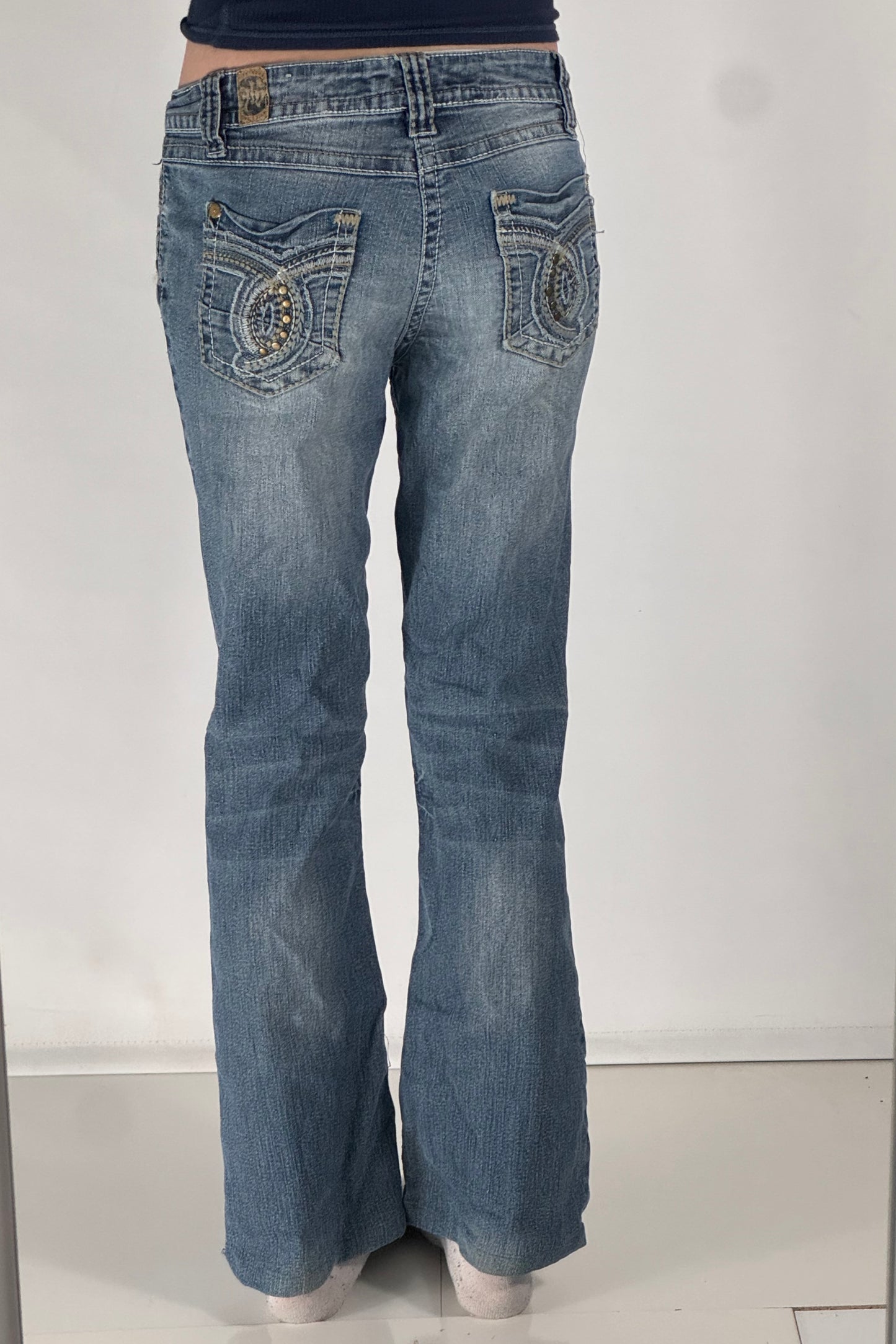 Lågmidjade jeans stl: S