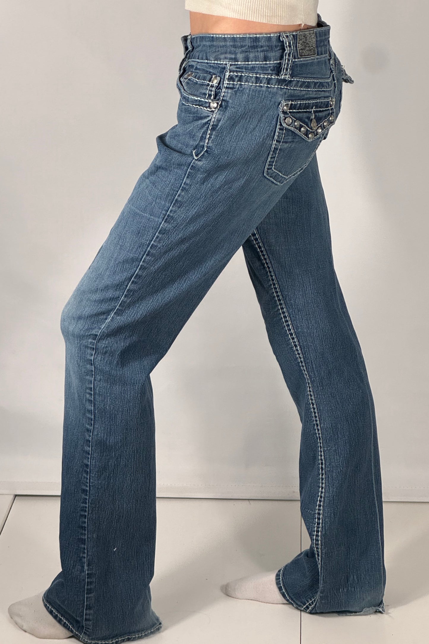 Lågmidjade jeans stl: S