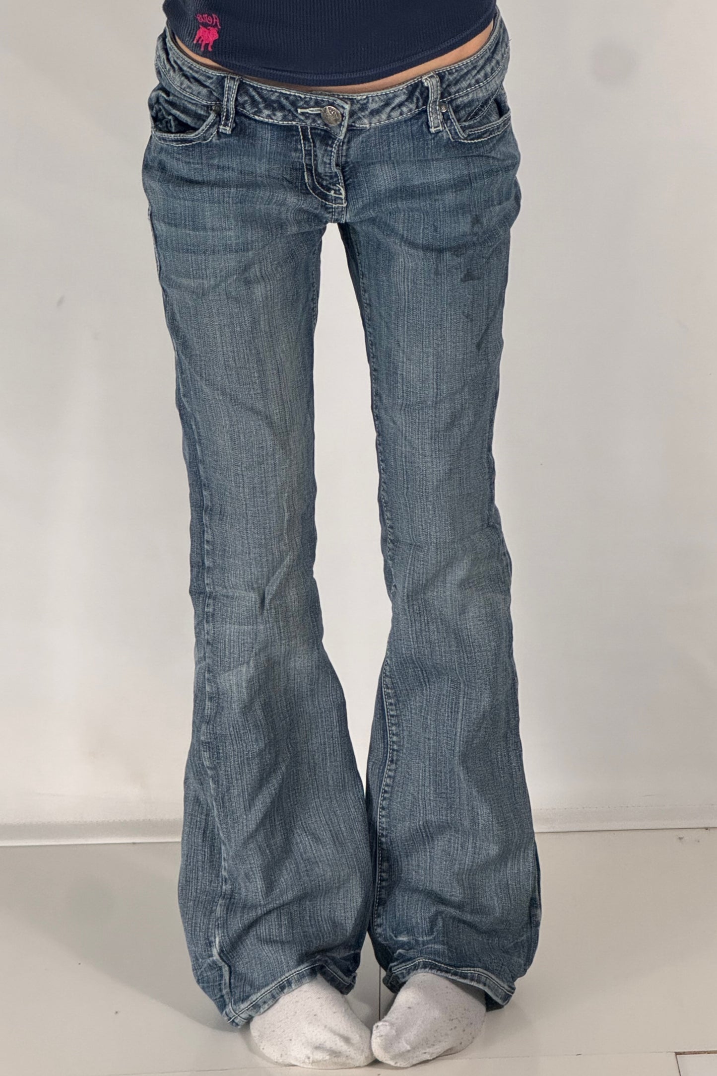 Lågmidjade jeans stl: M