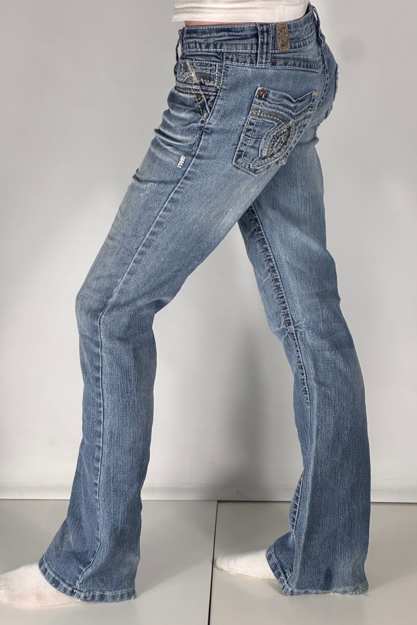Lågmidjade jeans stl: S