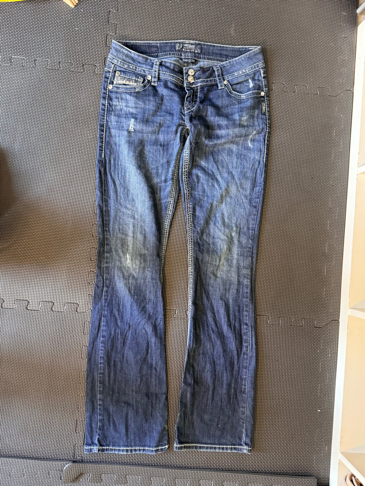 Lågmidjade jeans stl: S/M