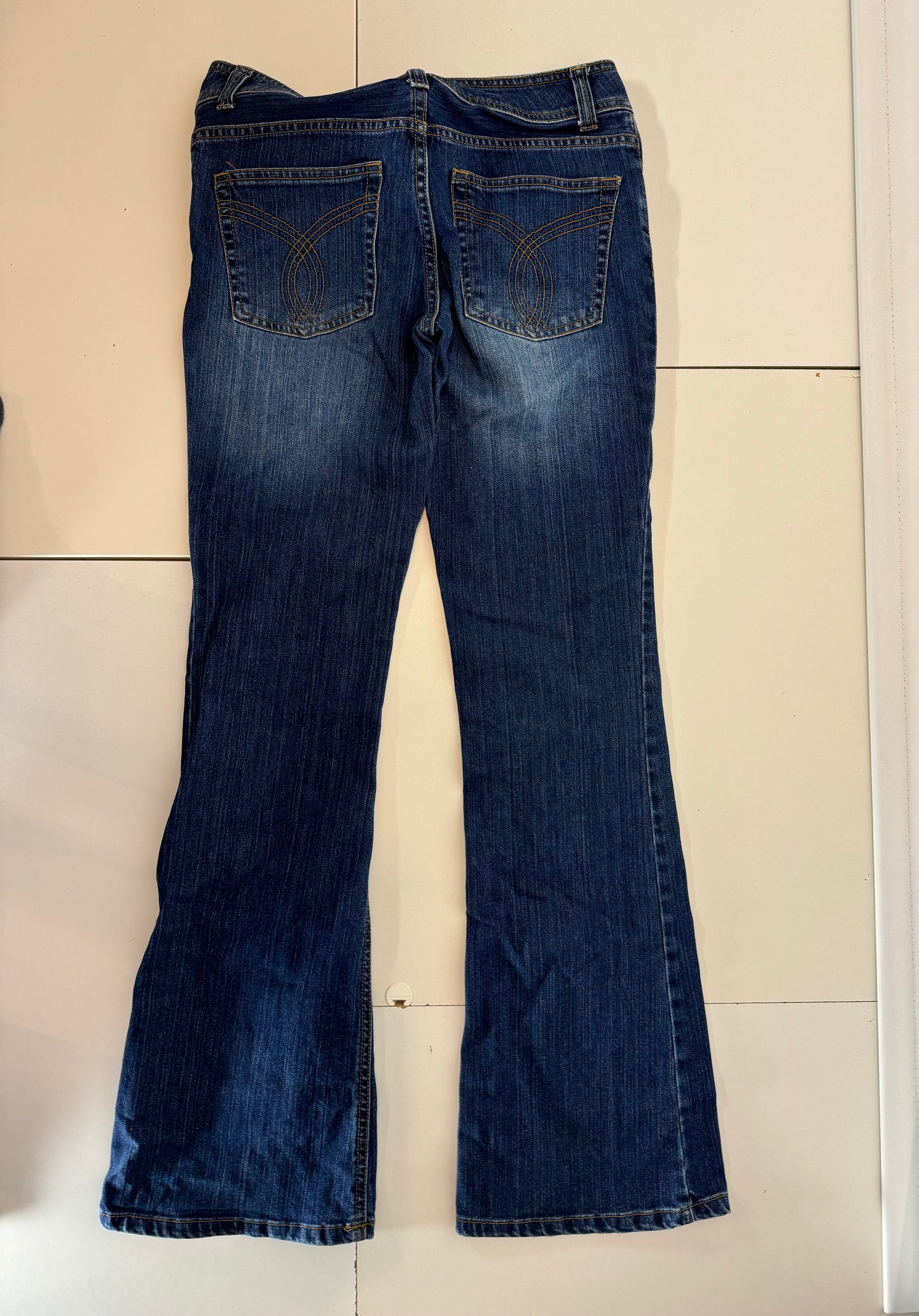 Lågmidjade jeans–stl: S