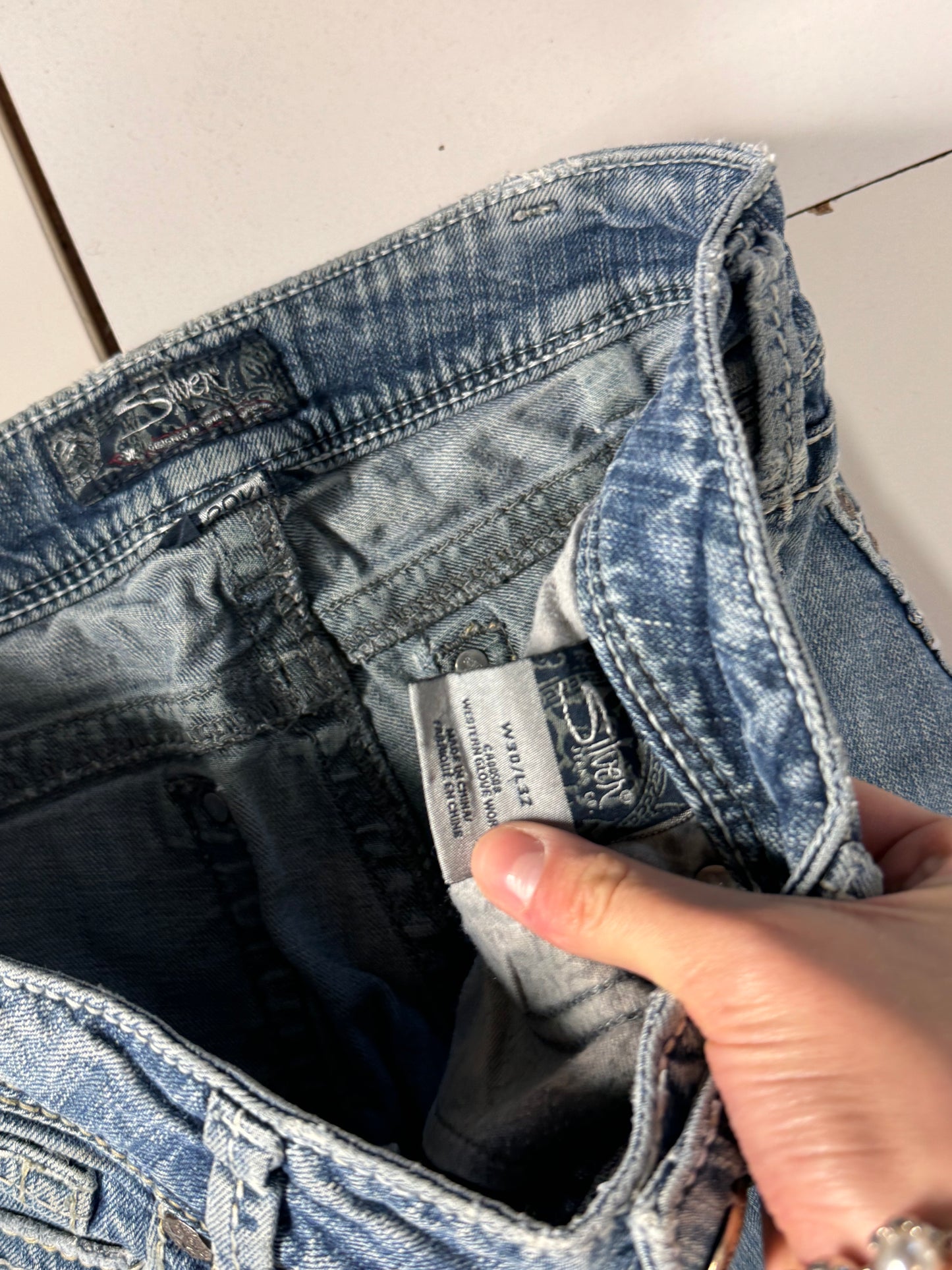 Lågmidjade jeans stl: S/M