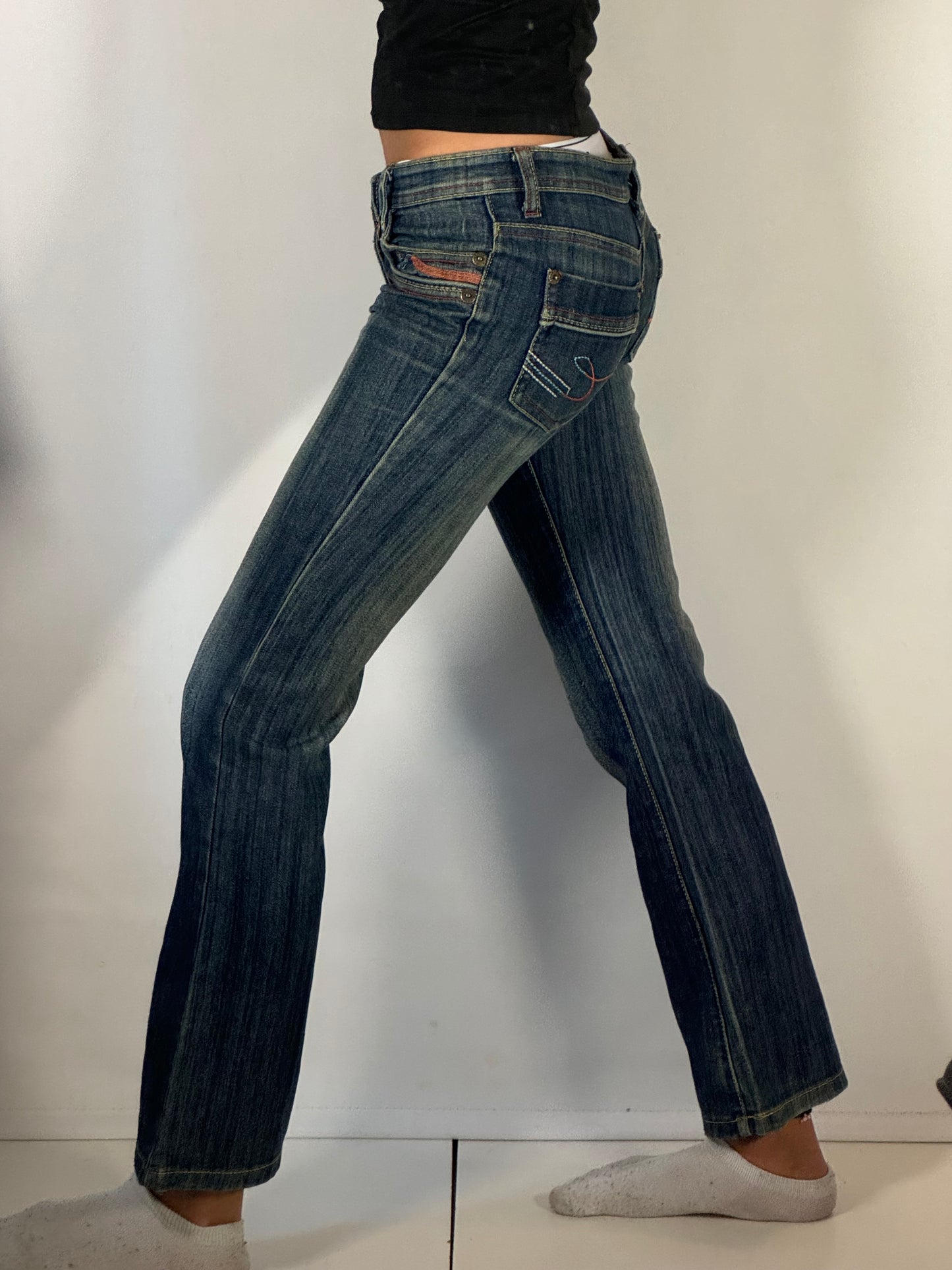 Lågmidjade jeans stl: S