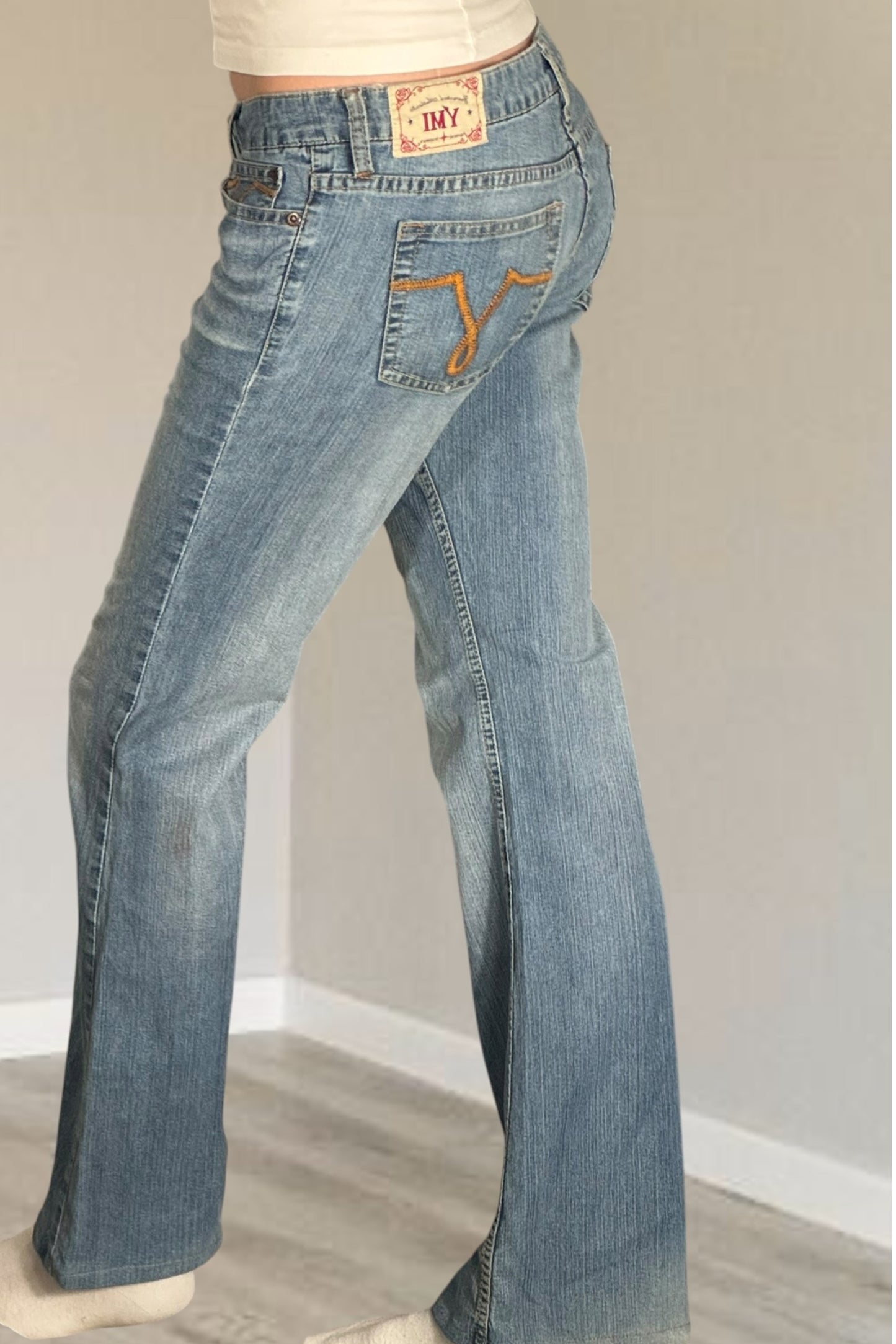 Lågmidjade jeans stl: S