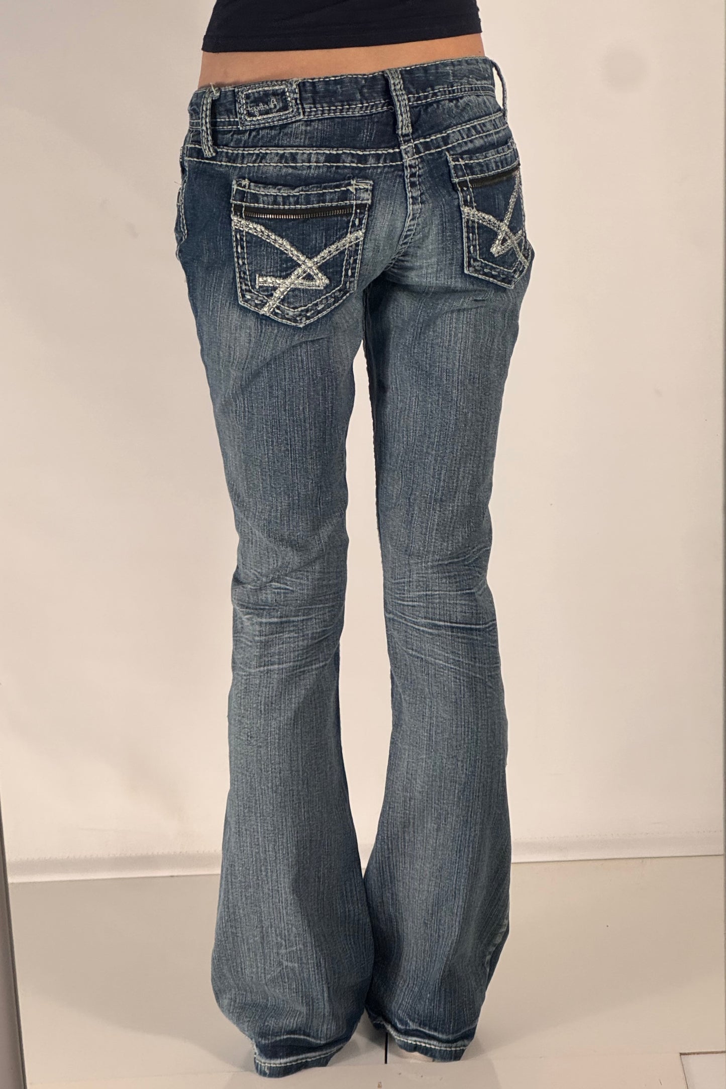 Lågmidjade jeans stl: S