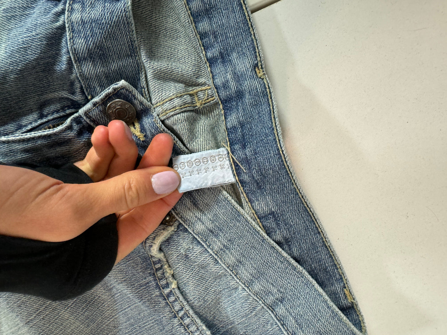 Lågmidjade jeans stl: S