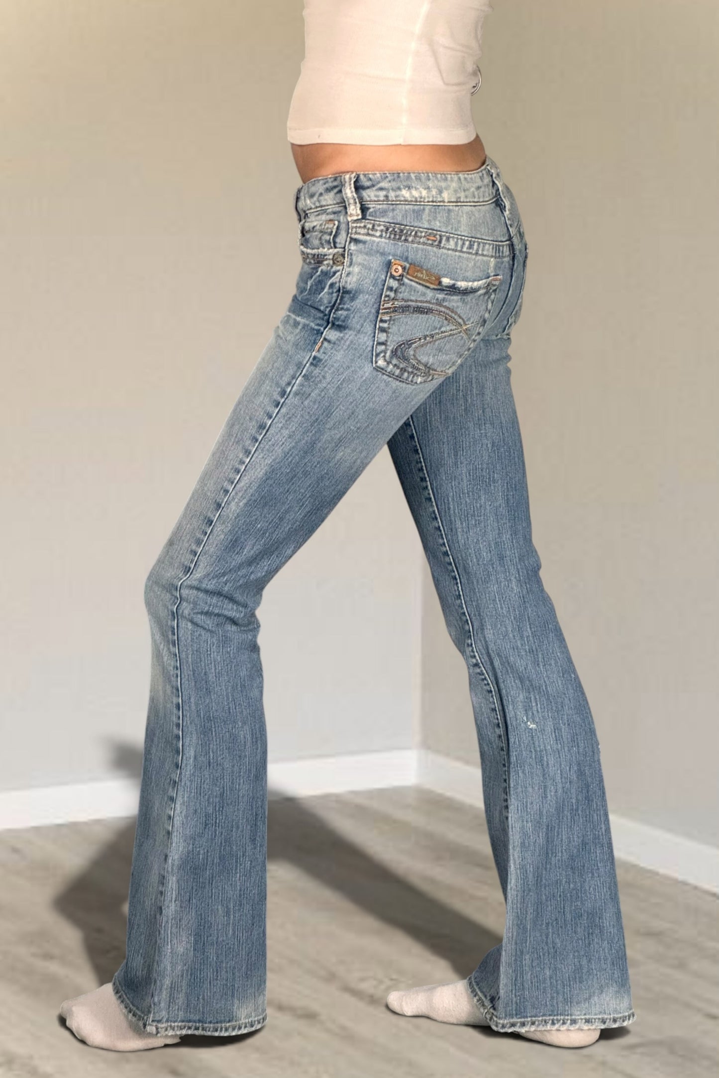 Lågmidjade jeans stl: XXS
