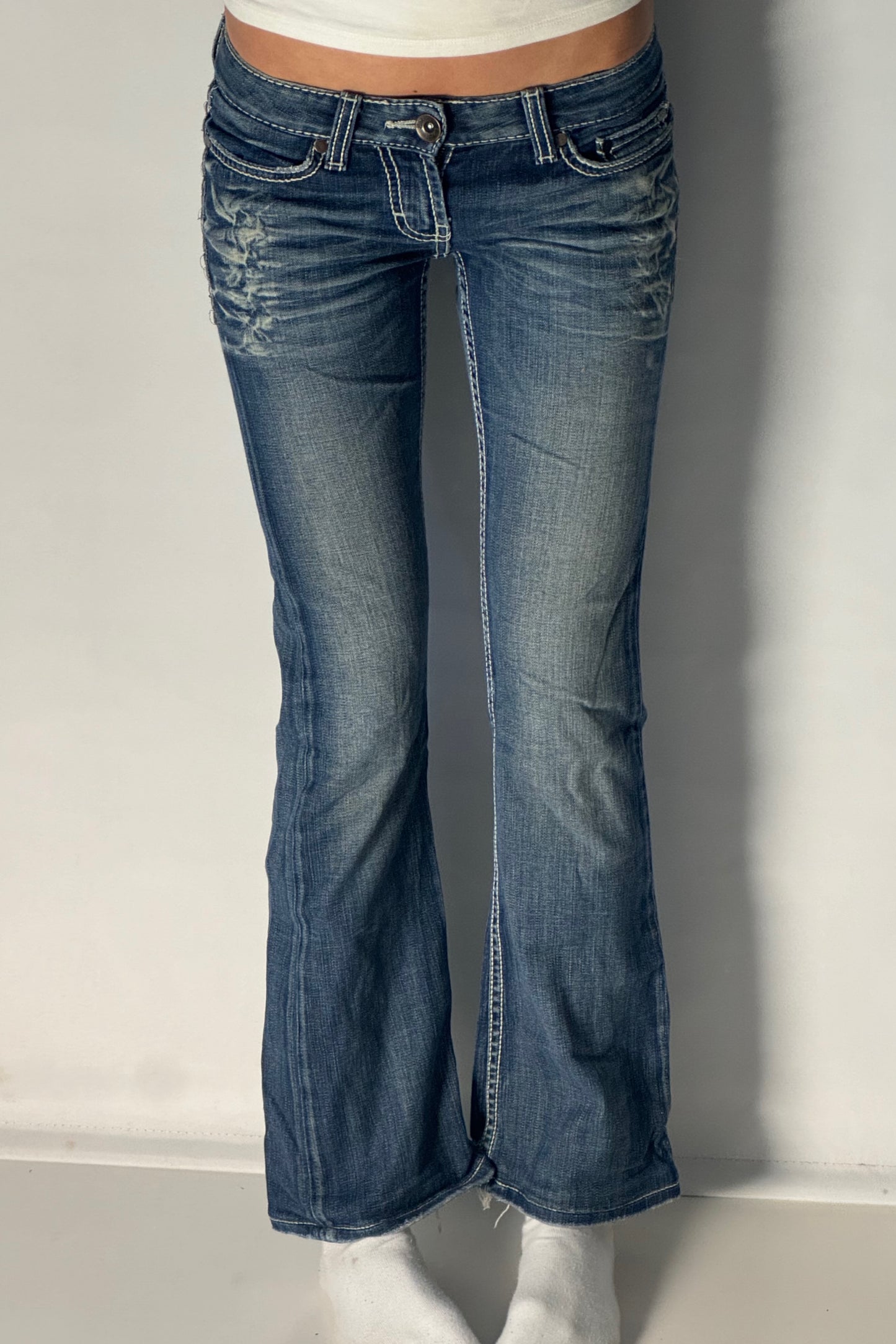 Lågmidjade jeans stl: XXS