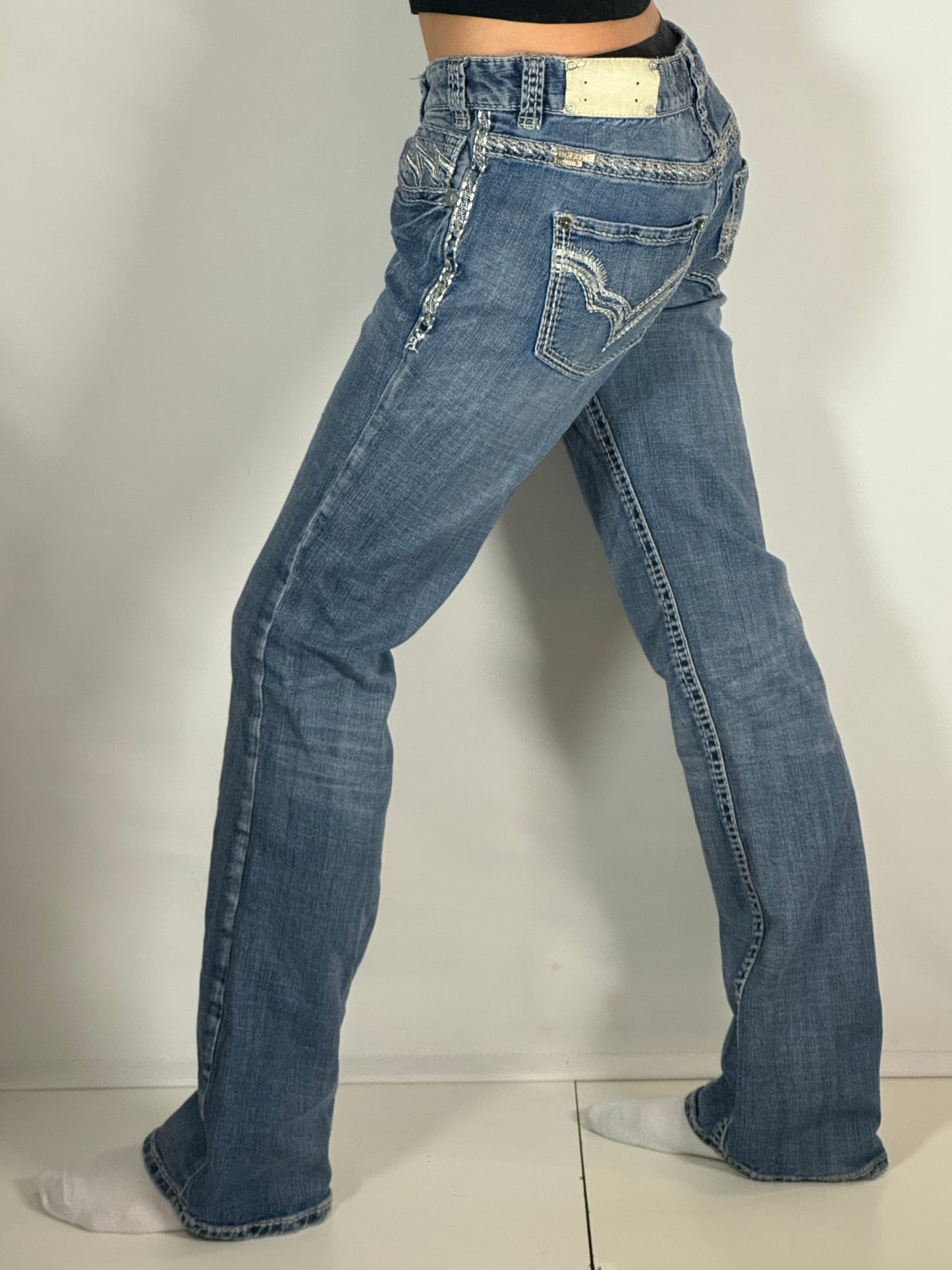 Lågmidjade jeans stl: M