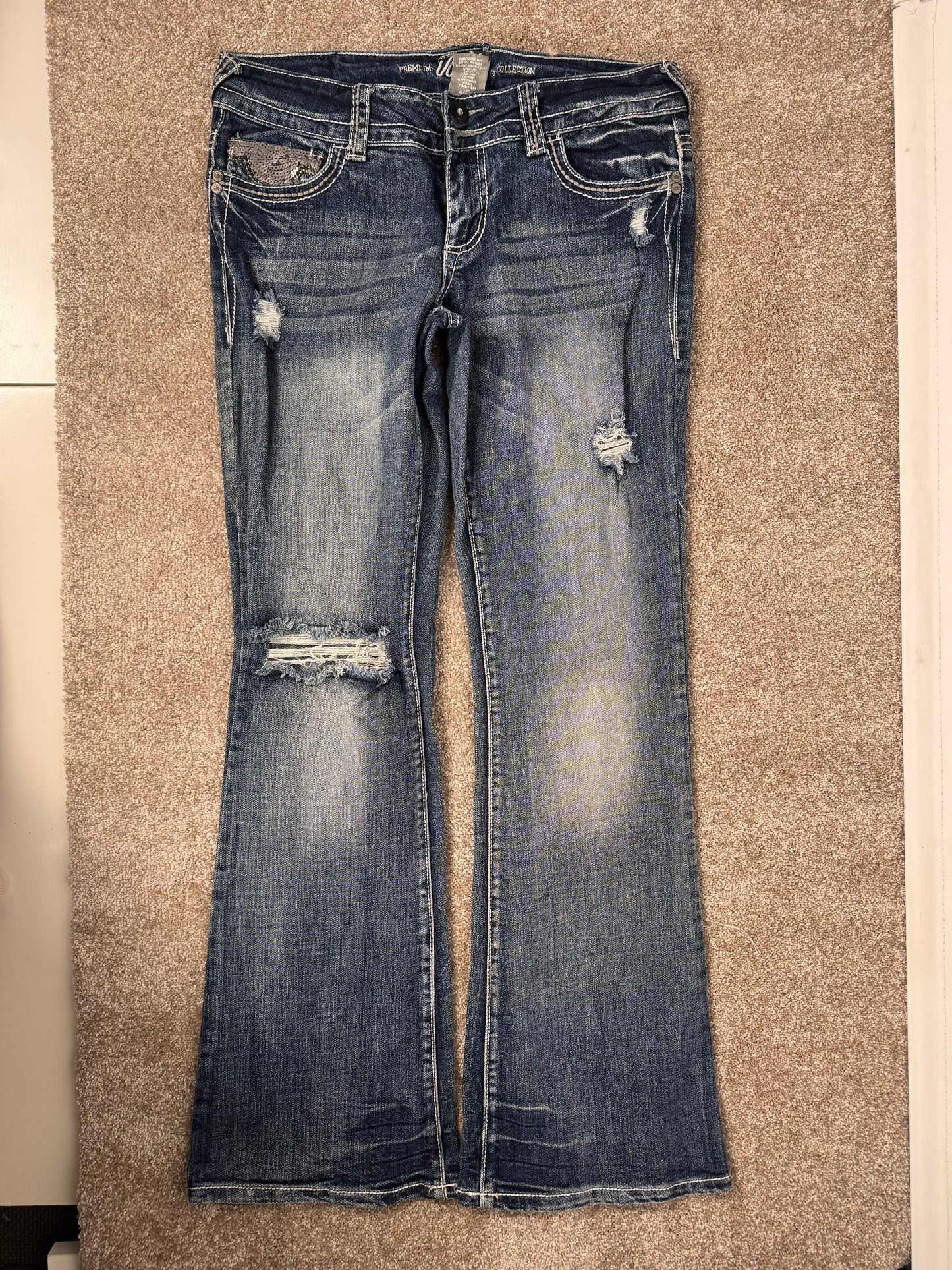 Lågmidjade jeans stl: S/M