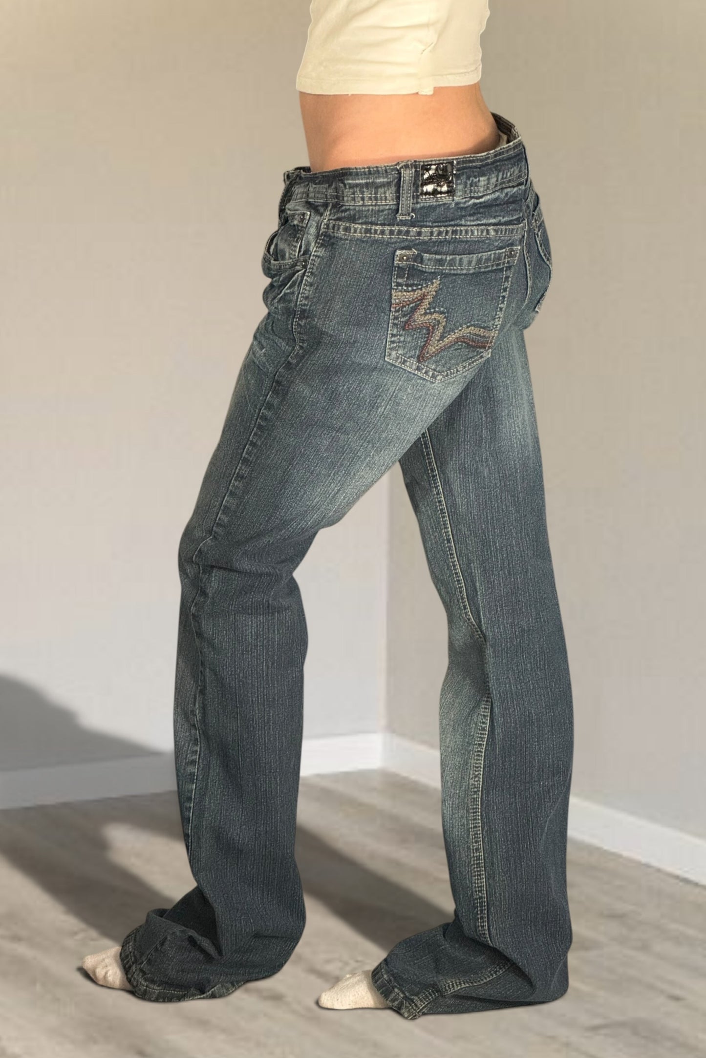 Lågmidjade jeans stl: L