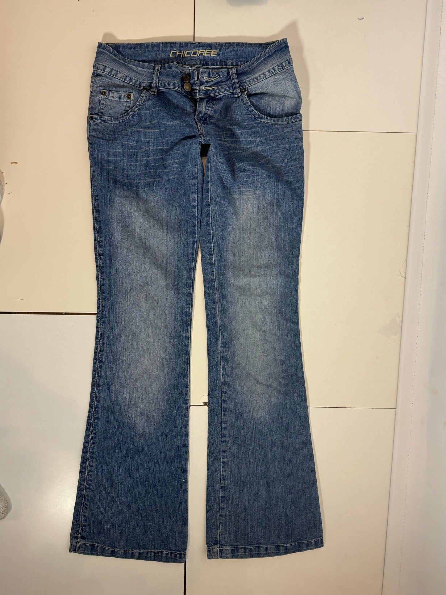 Lågmidjade jeans stl: S/M