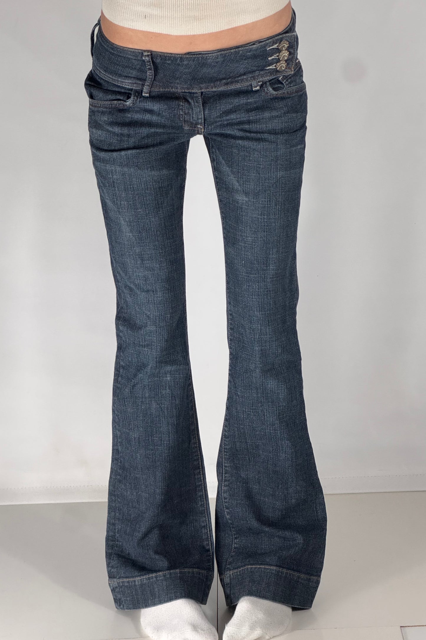 Lågmidjade jeans stl: XS