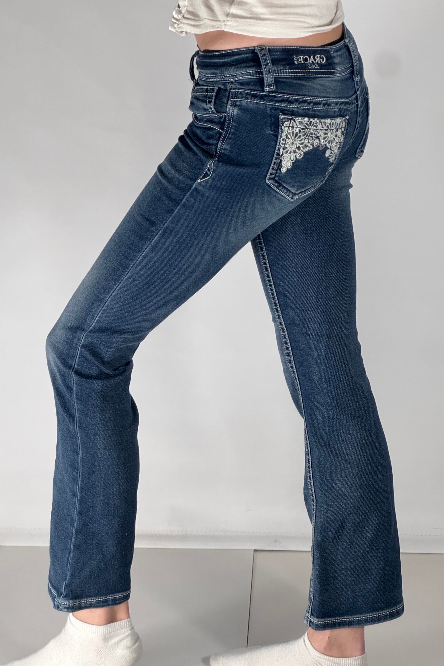 Lågmidjade jeans stl: XXS