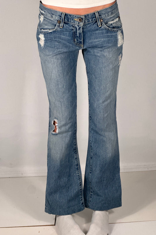Lågmidjade jeans stl: S