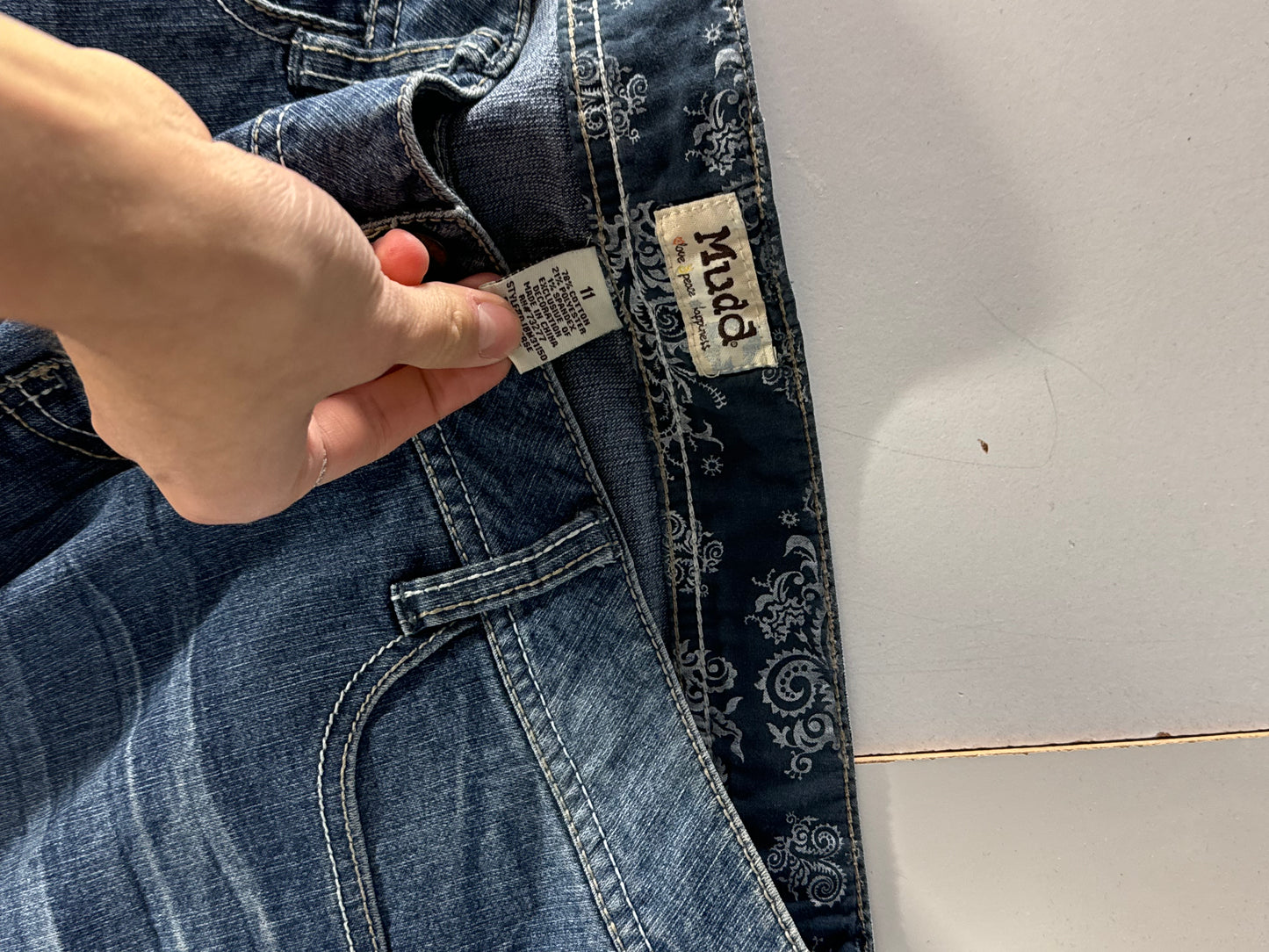 Lågmidjade jeans stl: M