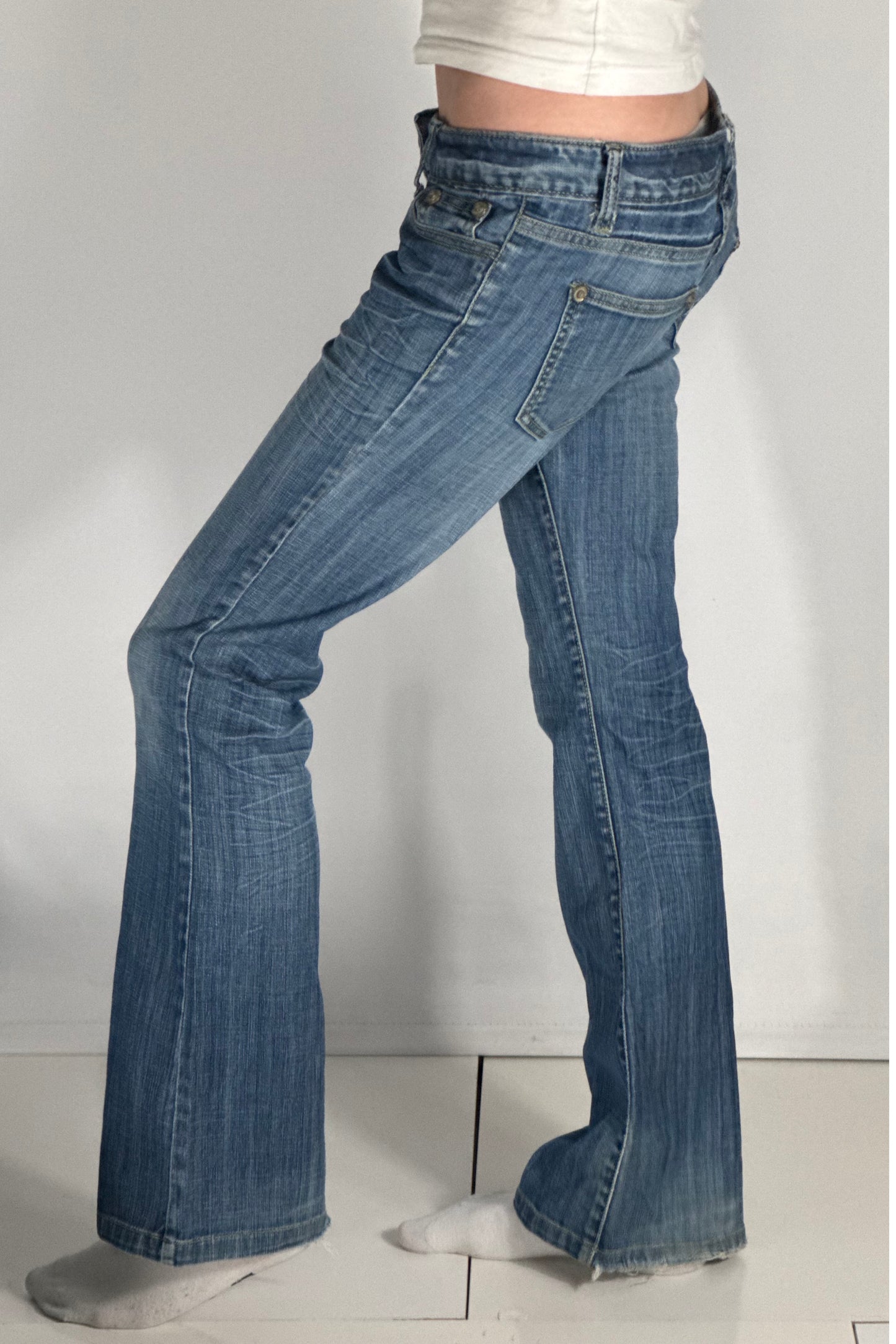 Lågmidjade jeans stl: S