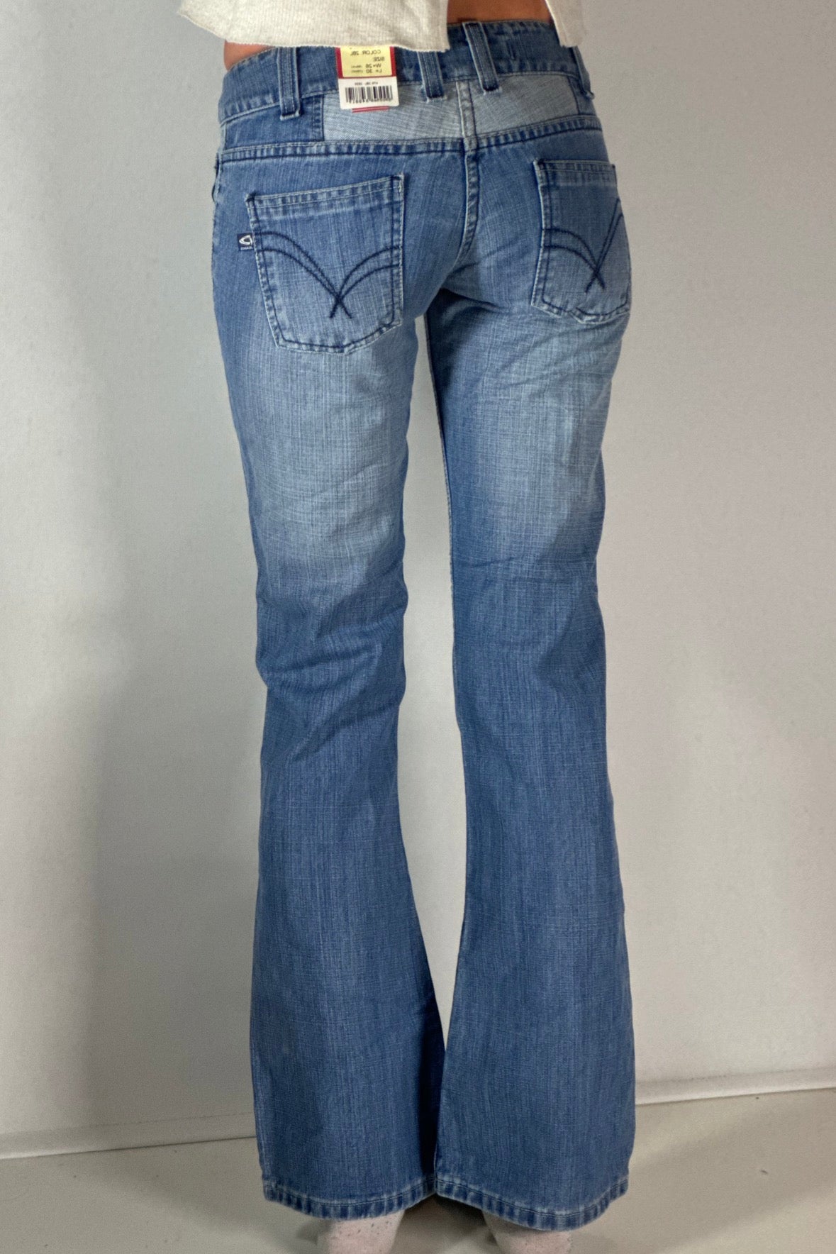 Lågmidjade jeans stl: XXXS (W26/L32)