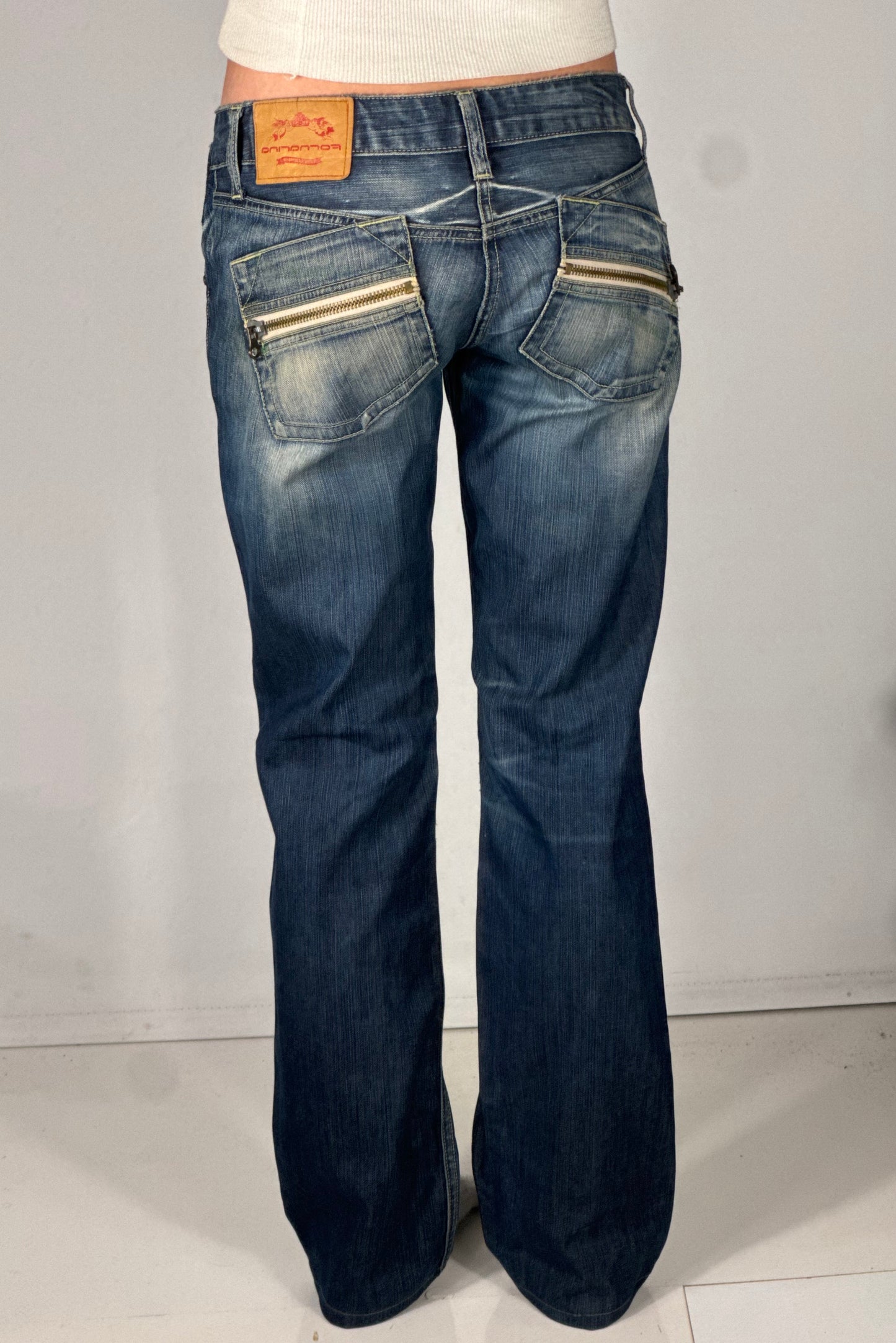 Lavlivede jeans str: XS