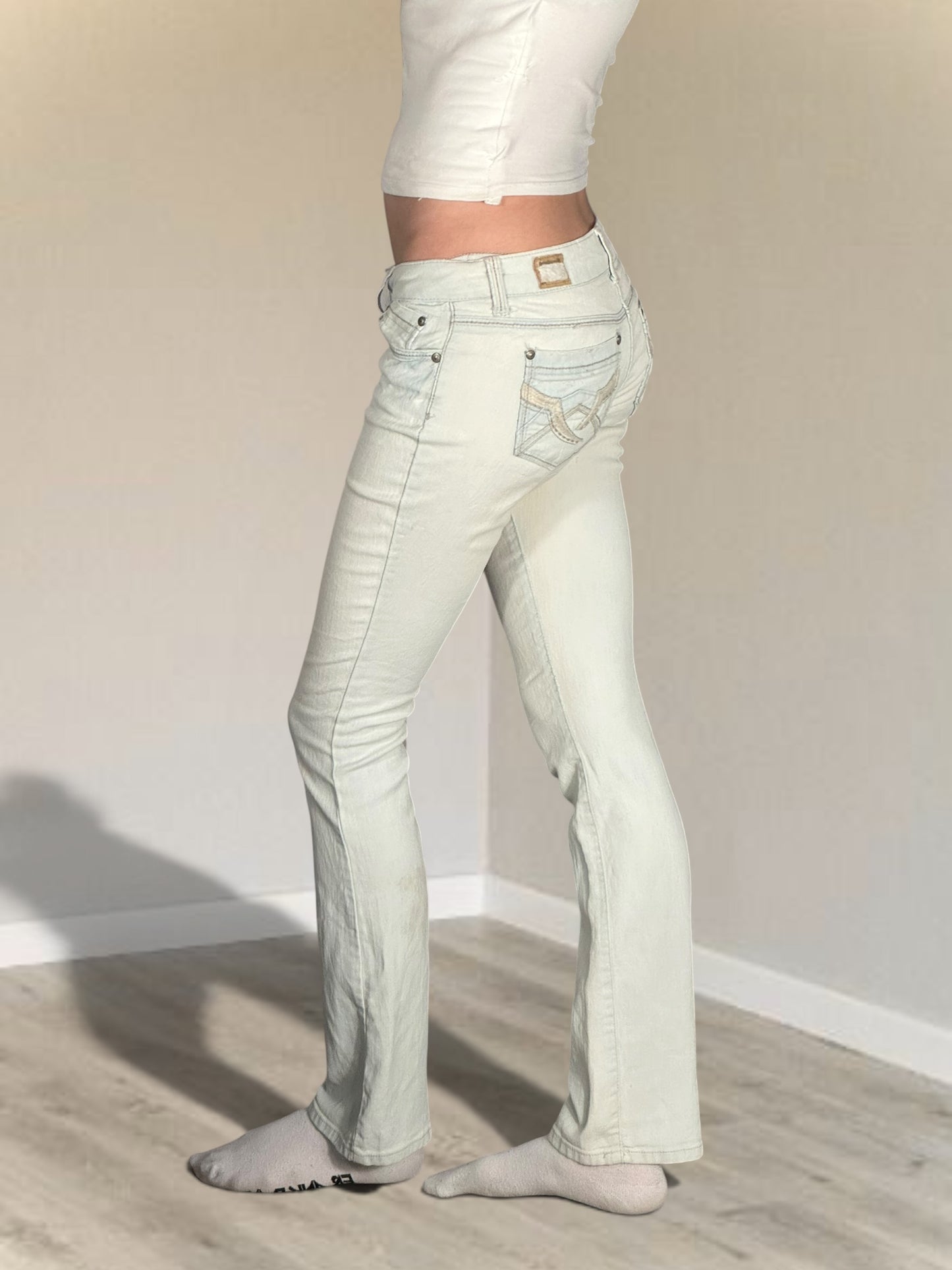 Lågmidjade jeans stl: XS