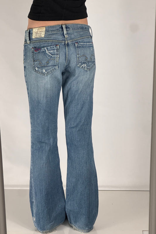 Lågmidjade jeans stl: S/M