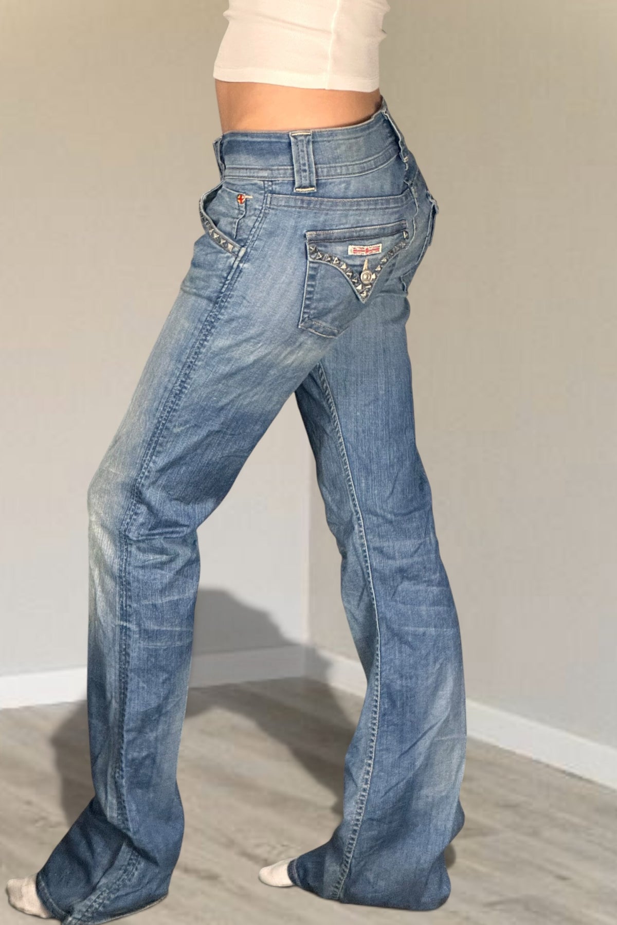 Lågmidjade jeans stl: S