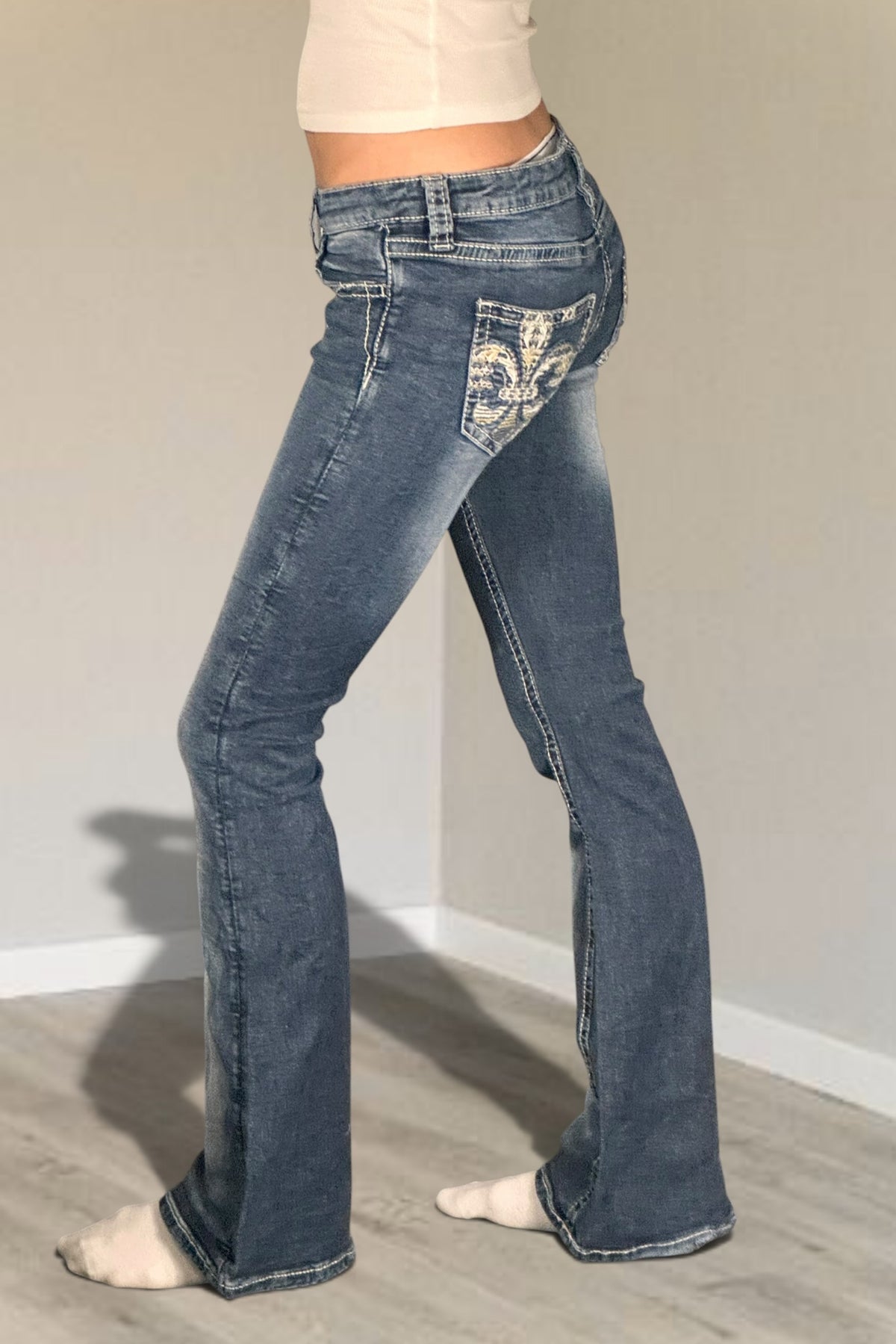 Lågmidjade jeans stl: XS