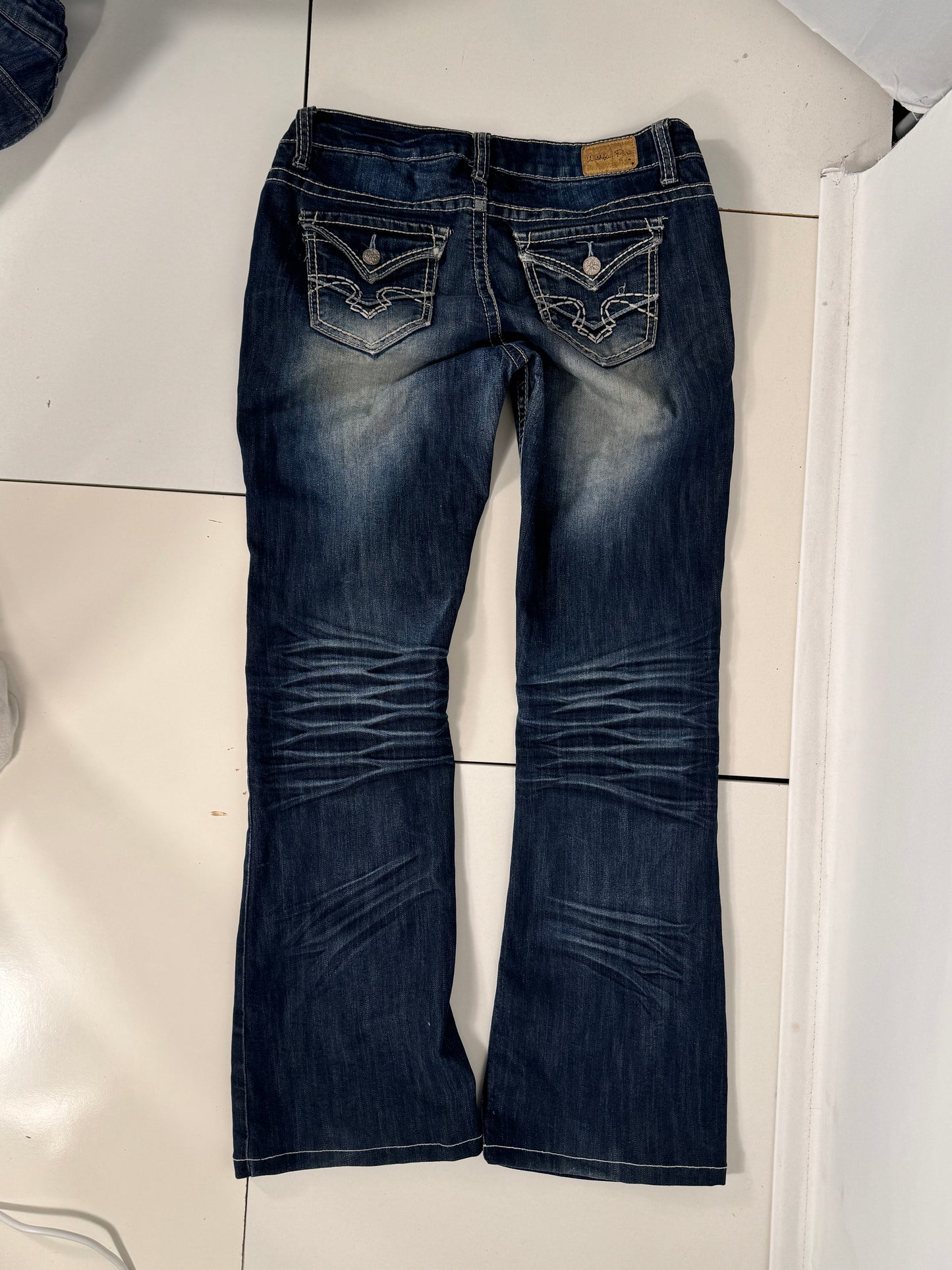 Lavtaljede jeans str: S/M
